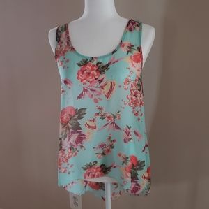 Floral Sleeveless Top